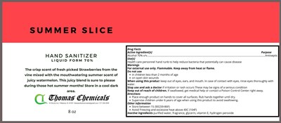 Label (Summer Slice 8oz)